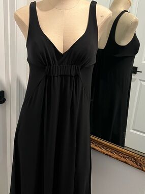 CAbi V-Neck Little Black Dress